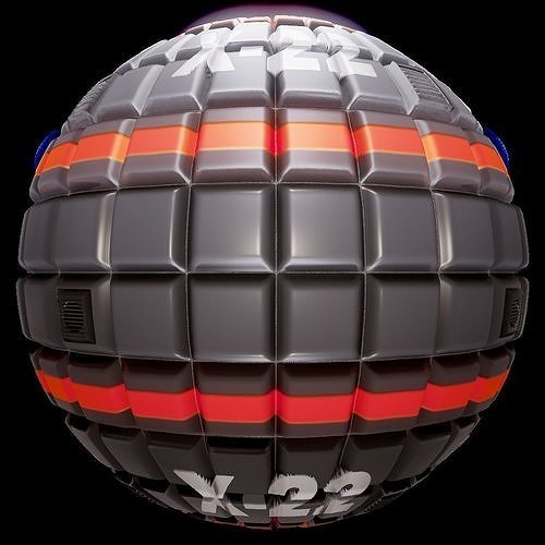 PBR Seamless Sci-Fi Texture 16 Low-poly 3D model