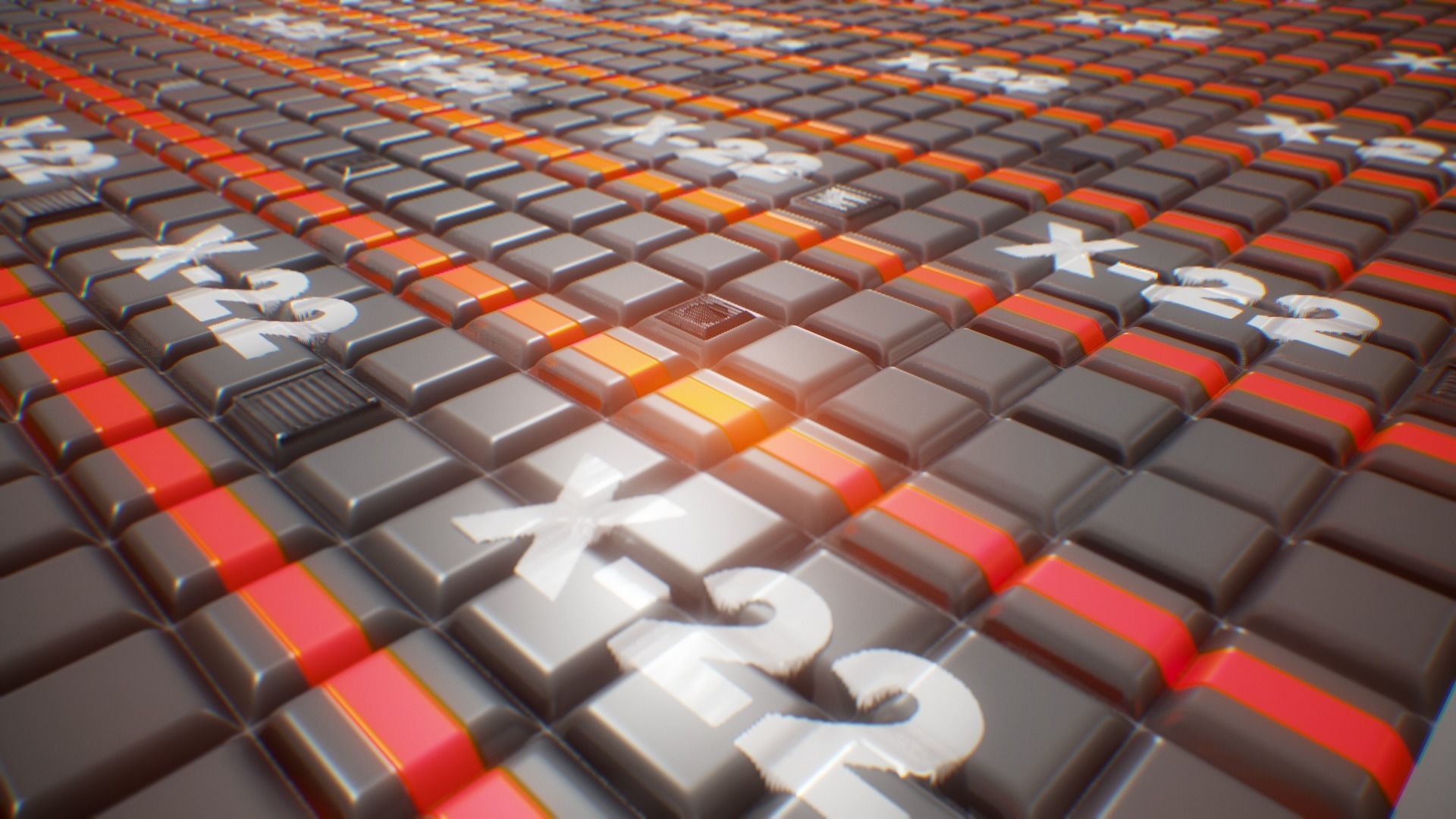 PBR Seamless Sci-Fi Texture 16 Low-poly 3D model_1