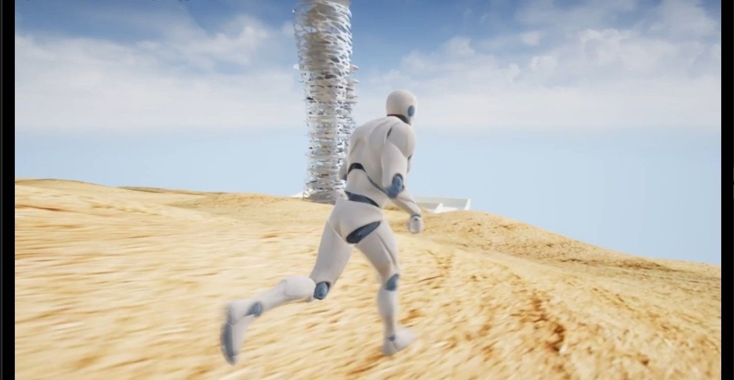 Futuristic Skyscrapers Steel - Game Ready Low-poly 3D model_3