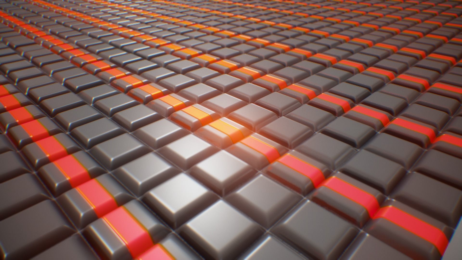 PBR Seamless Sci-Fi Texture 18 Low-poly 3D model_1