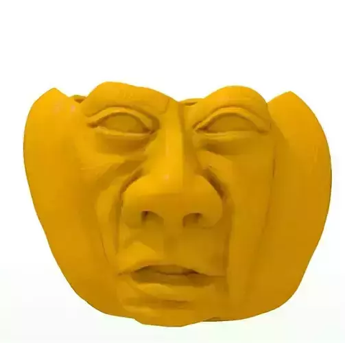 FACIAL PUMPKIN 3D print model