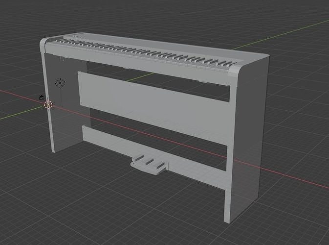 Digital Piano  3D Model 3D print model