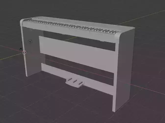 Digital Piano  3D Model 3D print model