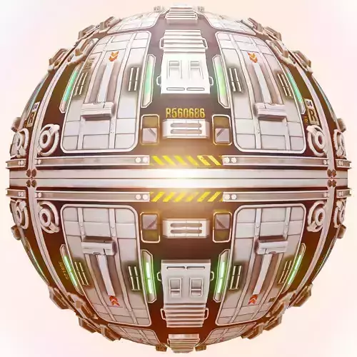 PBR Seamless Sci-Fi Texture 23