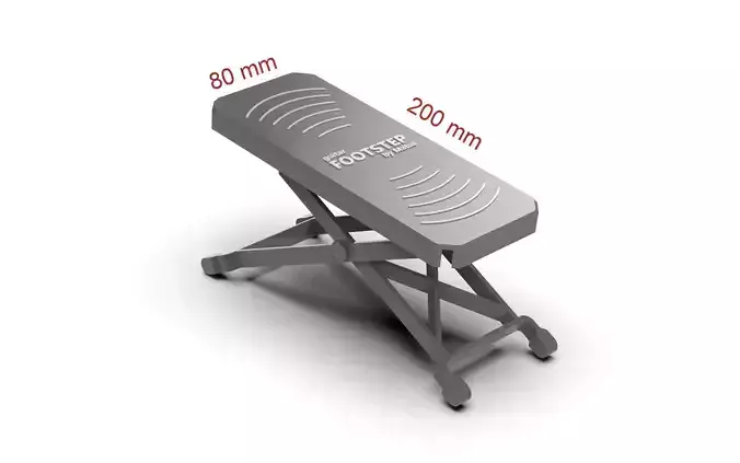 Guitar footstep 3D print model