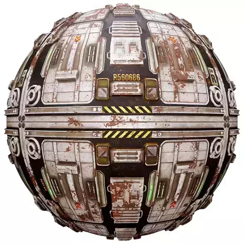 PBR Seamless Sci-Fi Texture 26