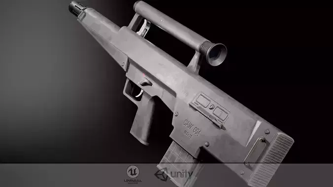 HK CAWS Low-poly 3D model