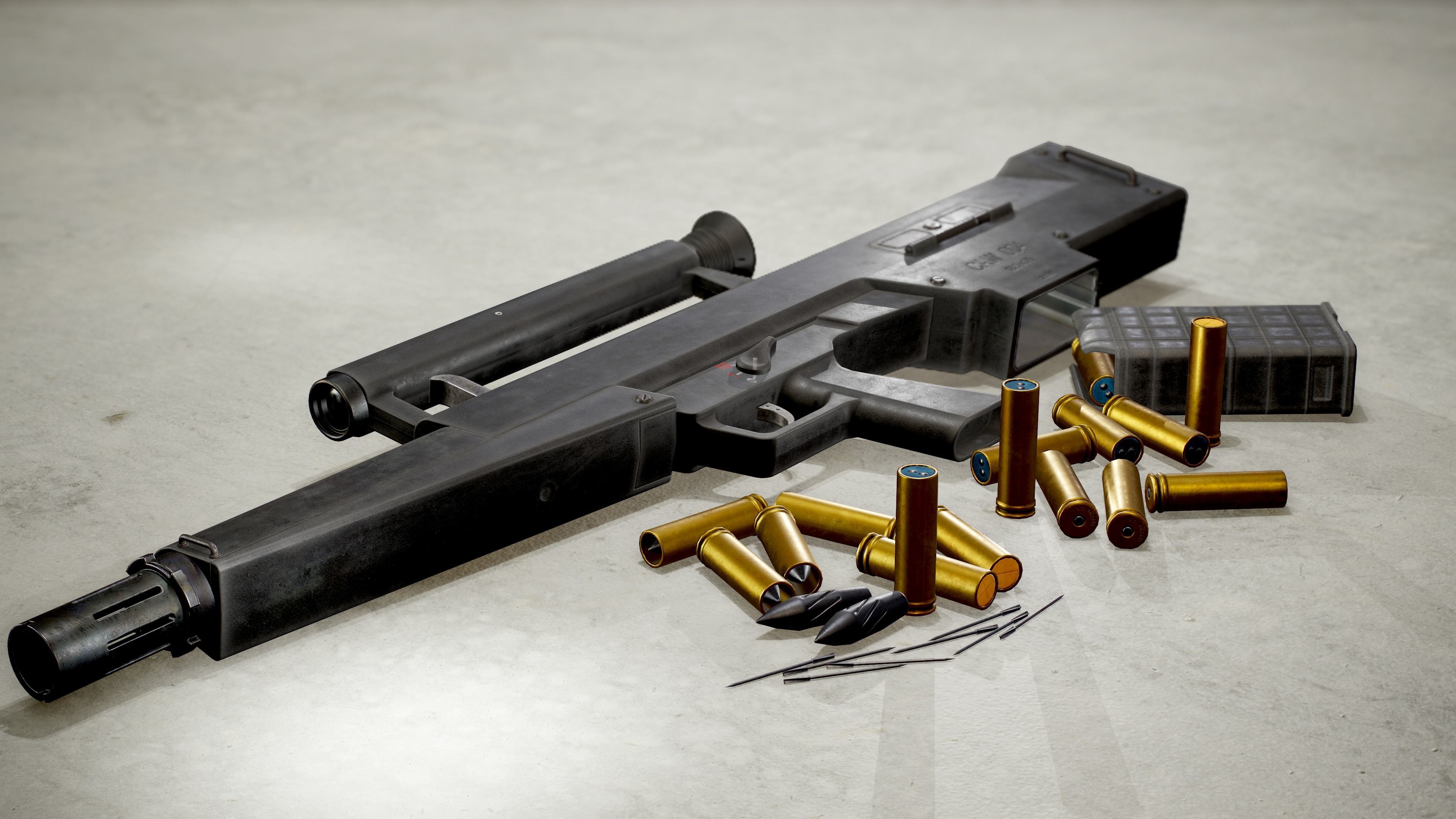 HK CAWS Low-poly 3D model_3