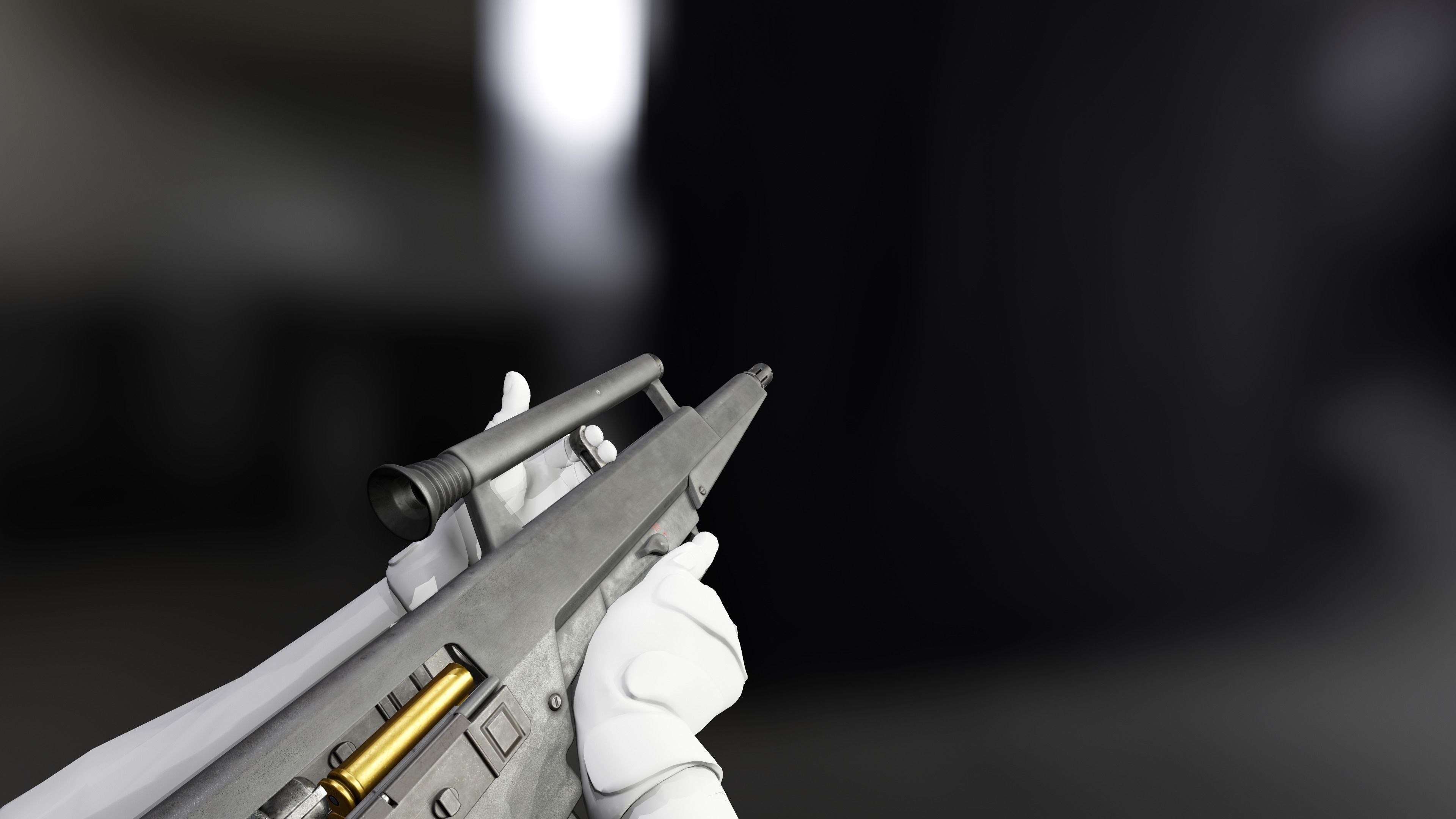 HK CAWS Low-poly 3D model_1