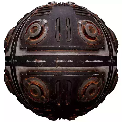 PBR Seamless Sci-Fi Texture 28