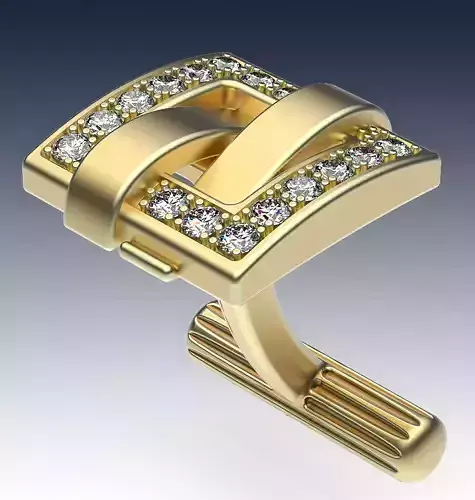 Cufflinks Buckle In Gems