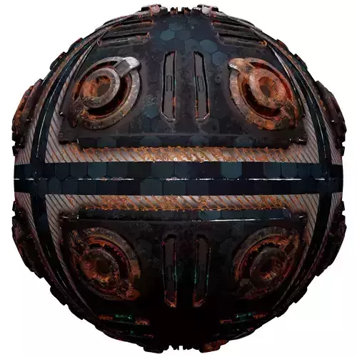 PBR Seamless Sci-Fi Texture 29