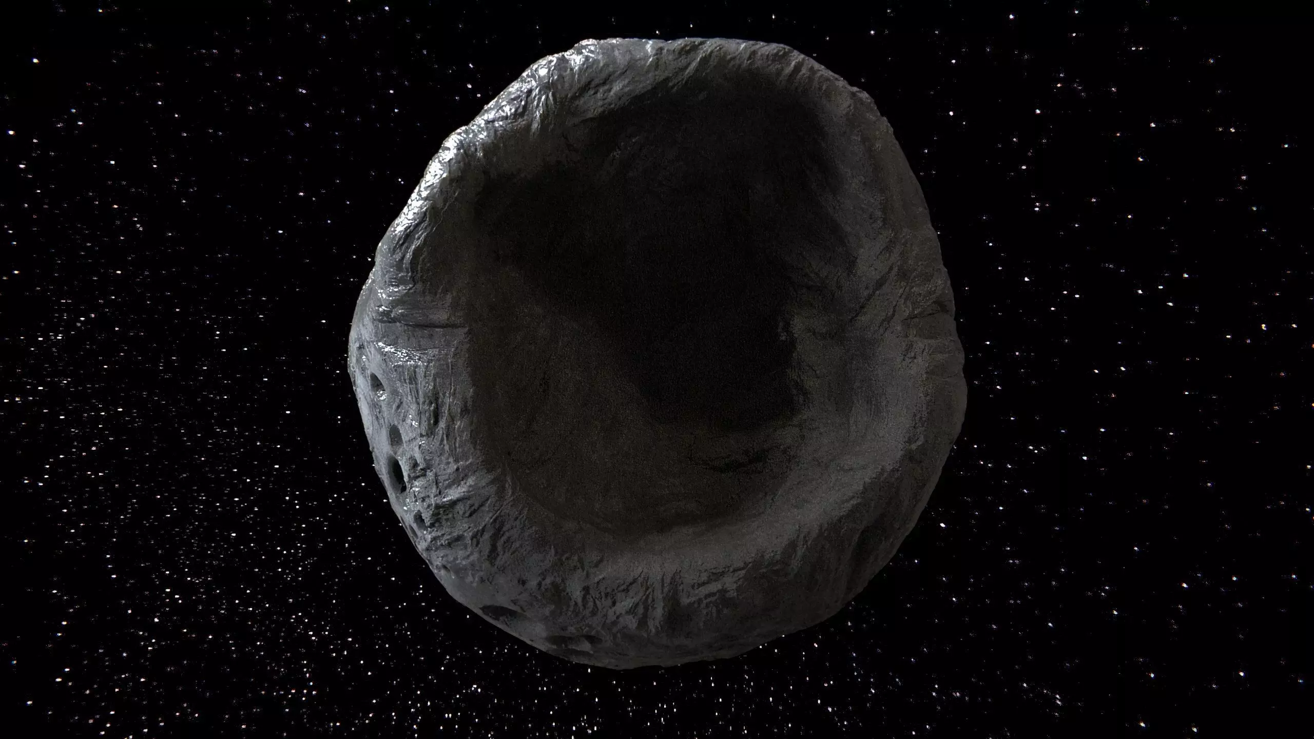 Detailed asteroid high-poly 3D model_4