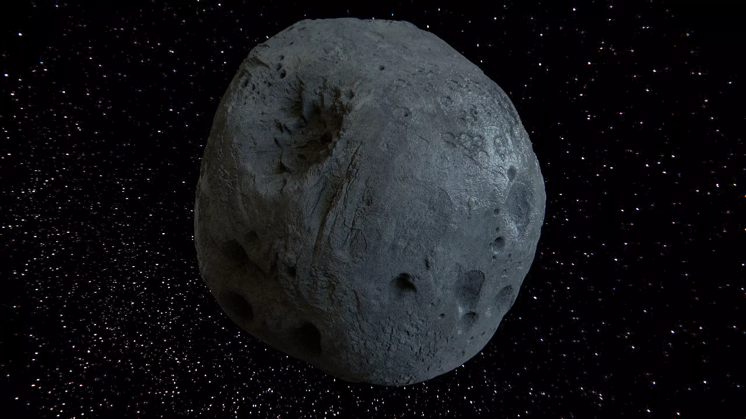 Detailed asteroid high-poly 3D model_2