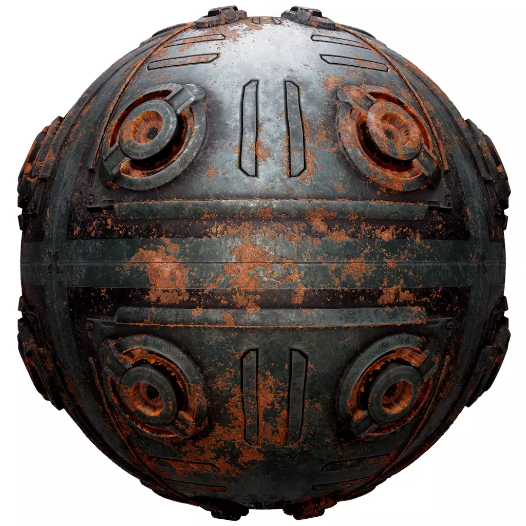 PBR Seamless Sci-Fi Texture 30 Low-poly 3D model