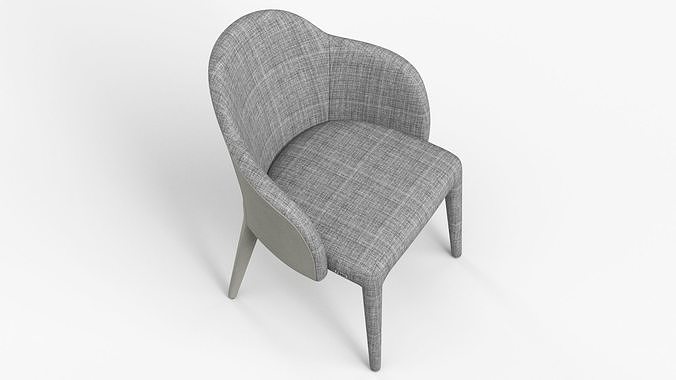 Fendi Chair Cream Suit - PBR Low-poly 3D model 4