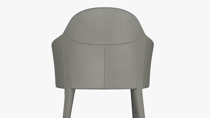 Fendi Chair Cream Suit - PBR Low-poly 3D model 7