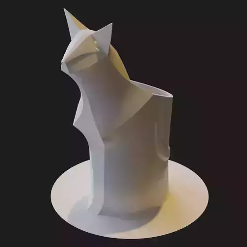Cat pencil cup