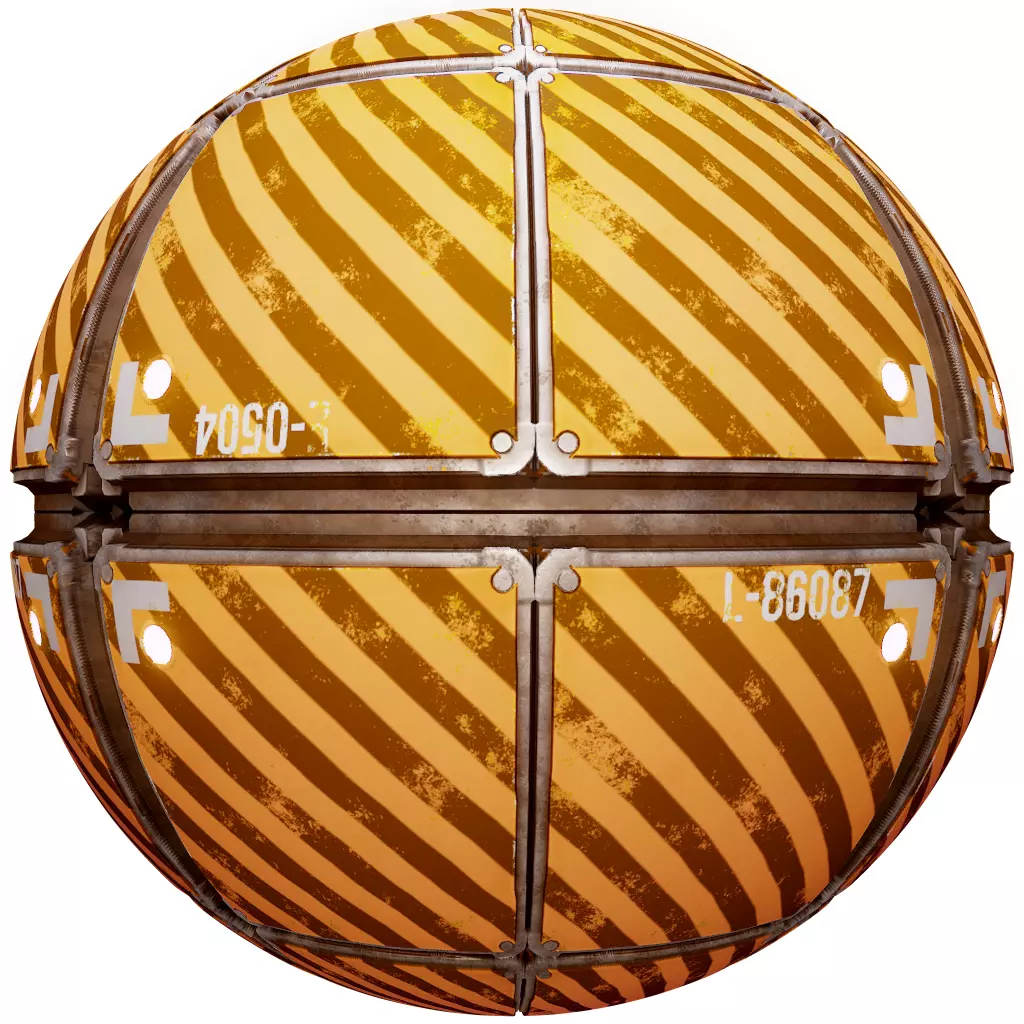 PBR Seamless Sci-Fi Texture 33 Low-poly 3D model