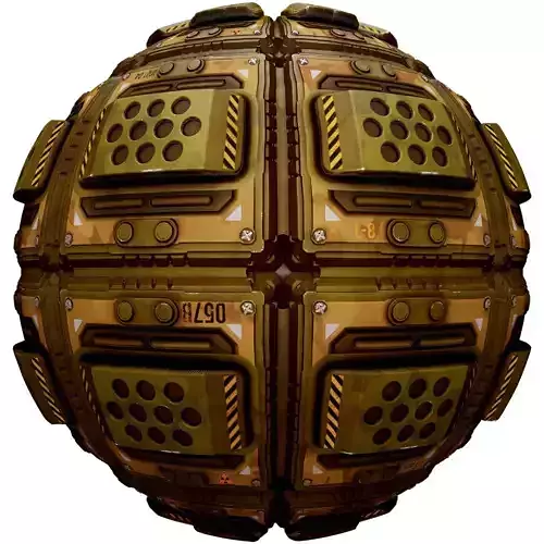 PBR Seamless Sci-Fi Texture 35