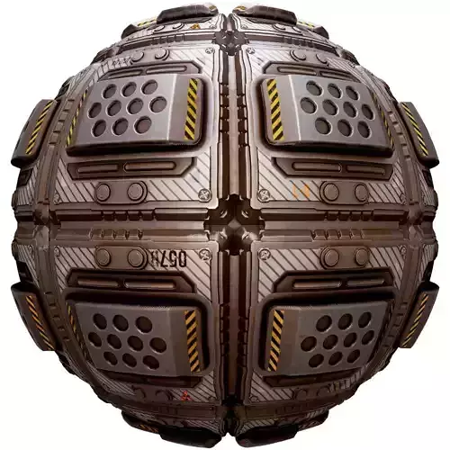 PBR Seamless Sci-Fi Texture 36