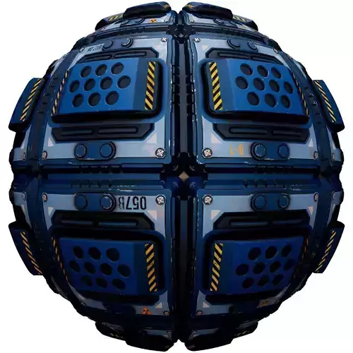 PBR Seamless Sci-Fi Texture 37