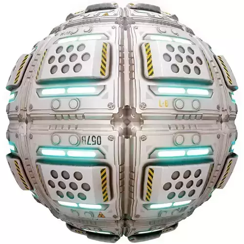 PBR Seamless Sci-Fi Texture 38