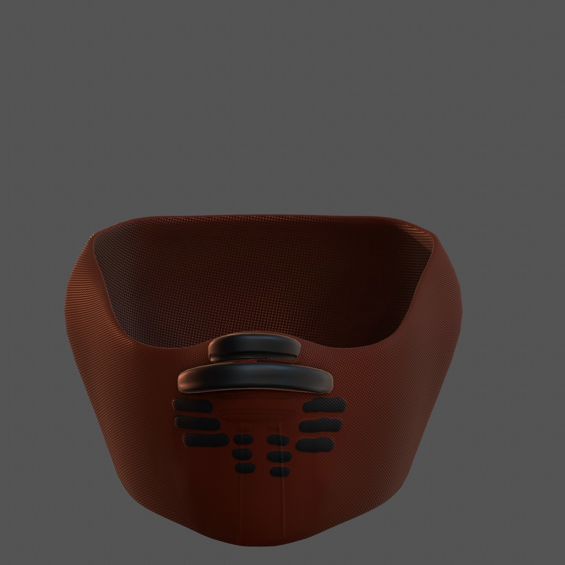 Gas mask helmet 3d model scifi Low-poly Low-poly 3D model_2