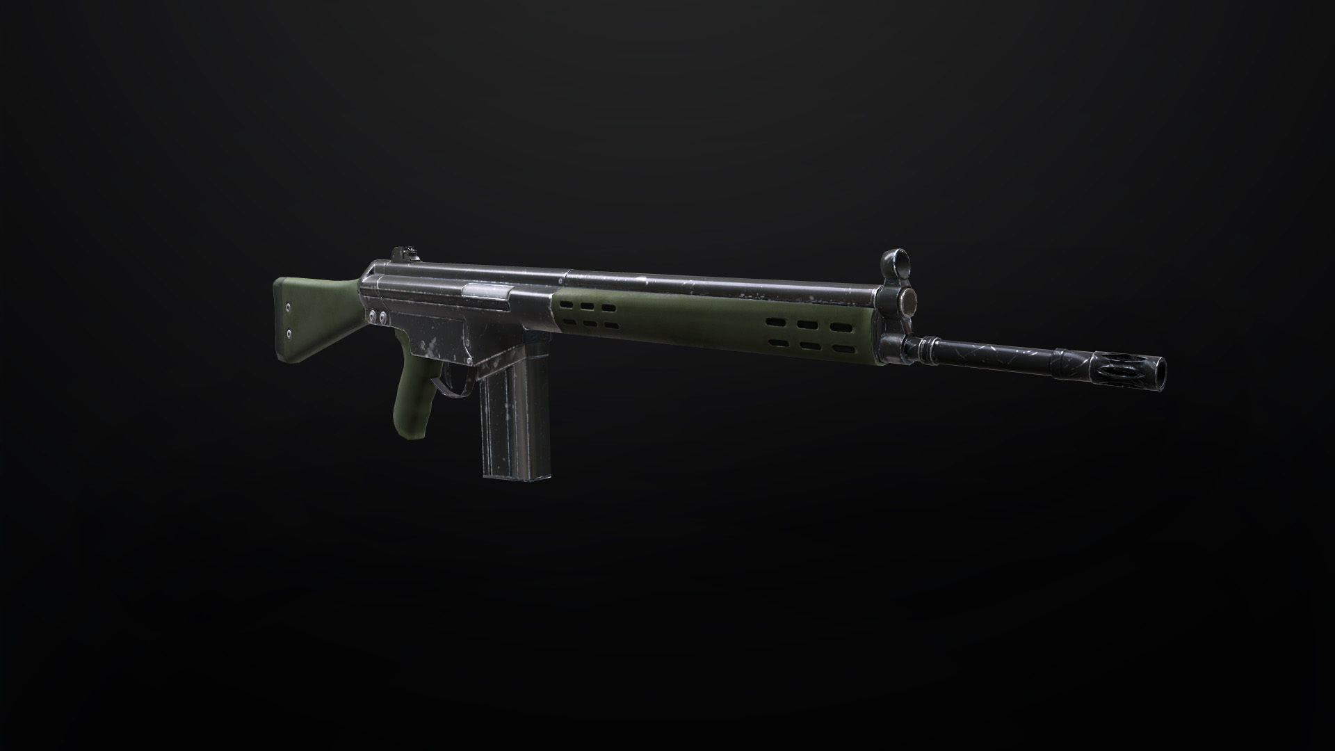 GEWHER 3 - G3 - Model and Textures Low-poly 3D model Low-poly 3D model_6