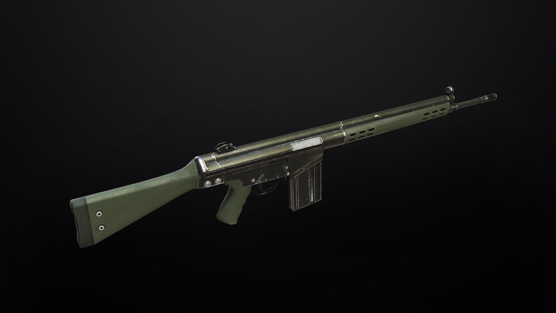 GEWHER 3 - G3 - Model and Textures Low-poly 3D model Low-poly 3D model_1