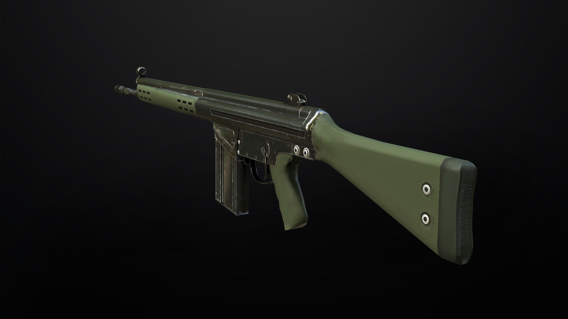 GEWHER 3 - G3 - Model and Textures Low-poly 3D model Low-poly 3D model_3