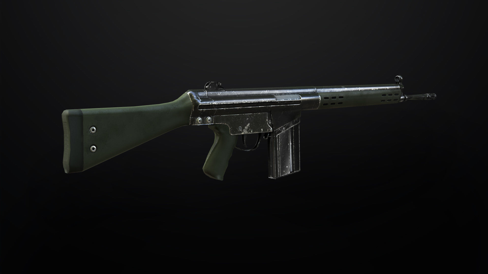 GEWHER 3 - G3 - Model and Textures Low-poly 3D model Low-poly 3D model_4