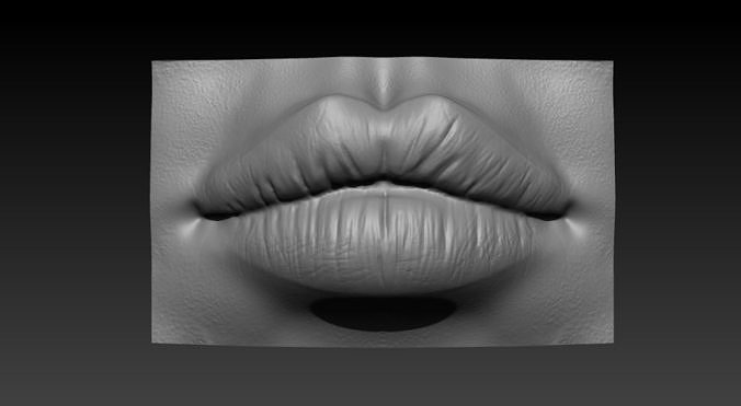 Female Lips 3D print model