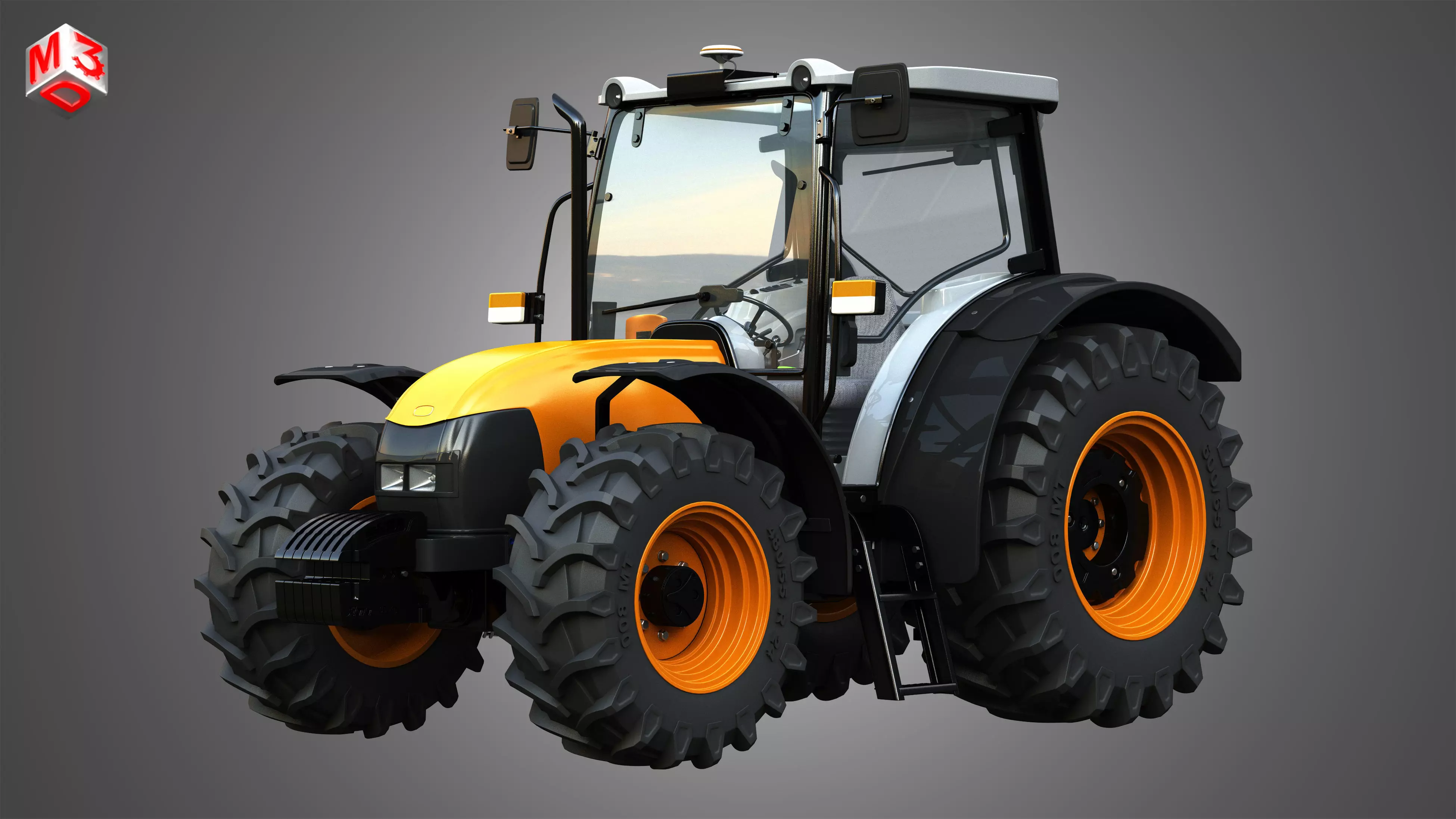 ST MAX - 105 Tractor 3D model_0