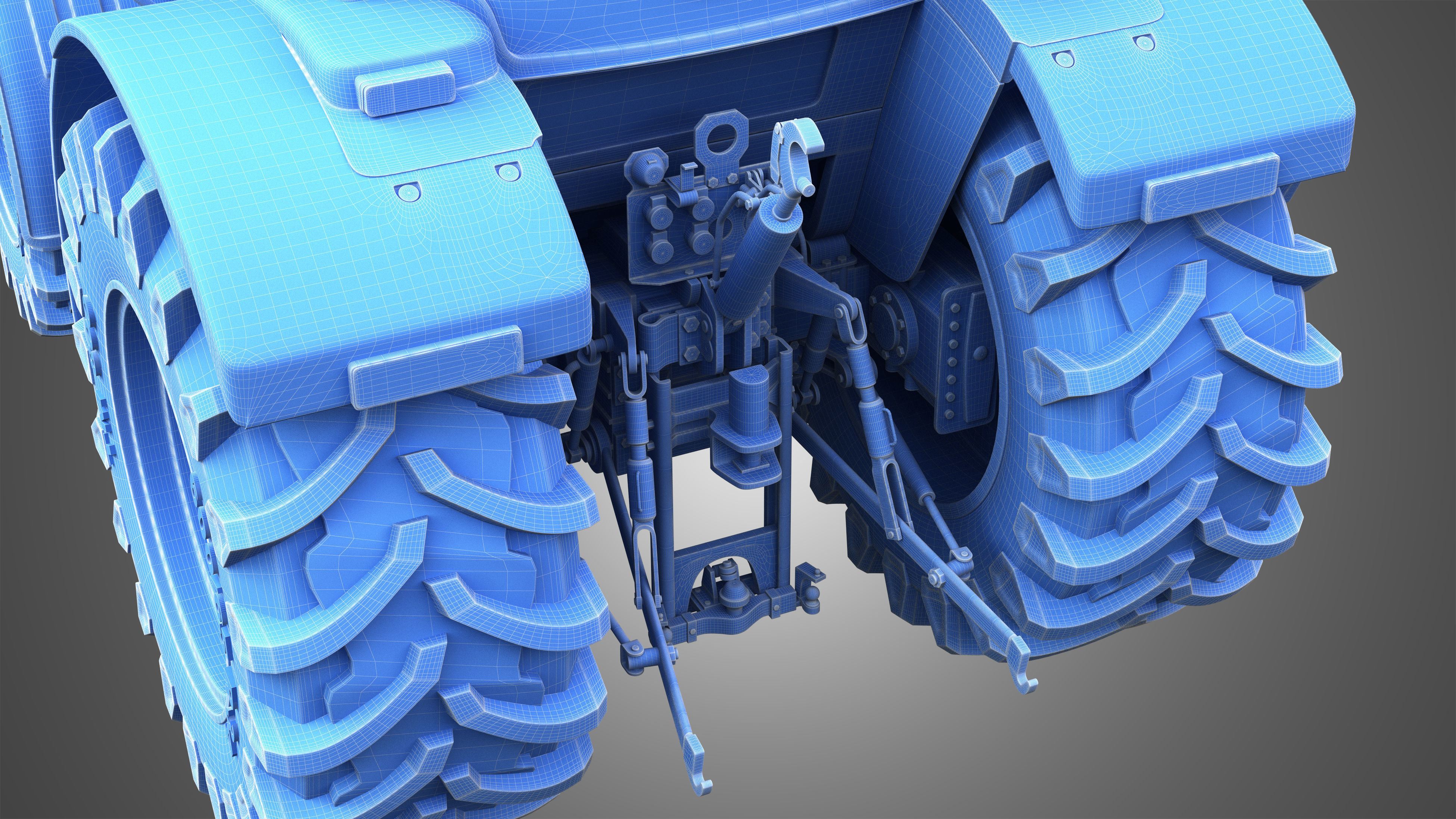 ST MAX - 105 Tractor 3D model_12