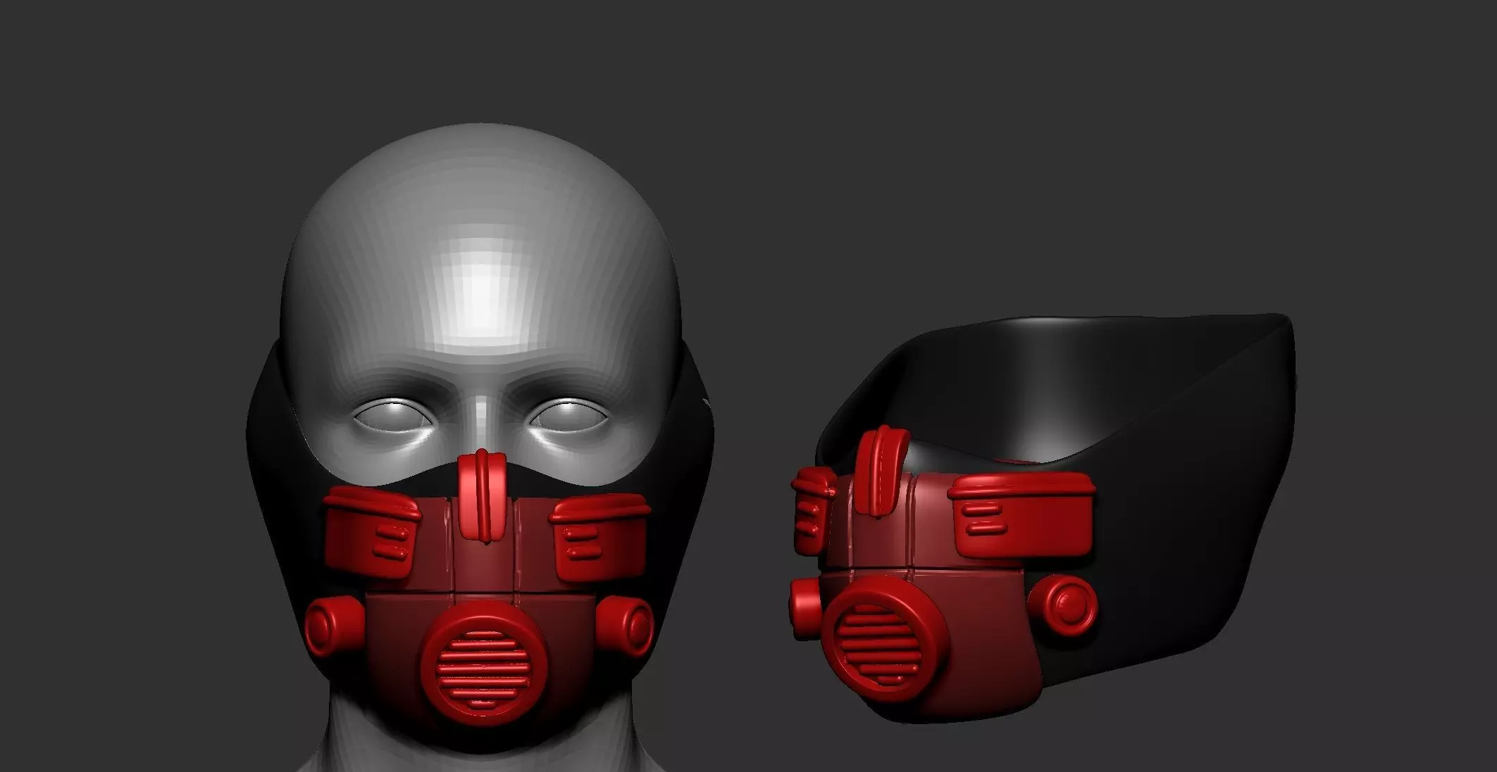 helmet high poly sculpt 3d printable 3D model