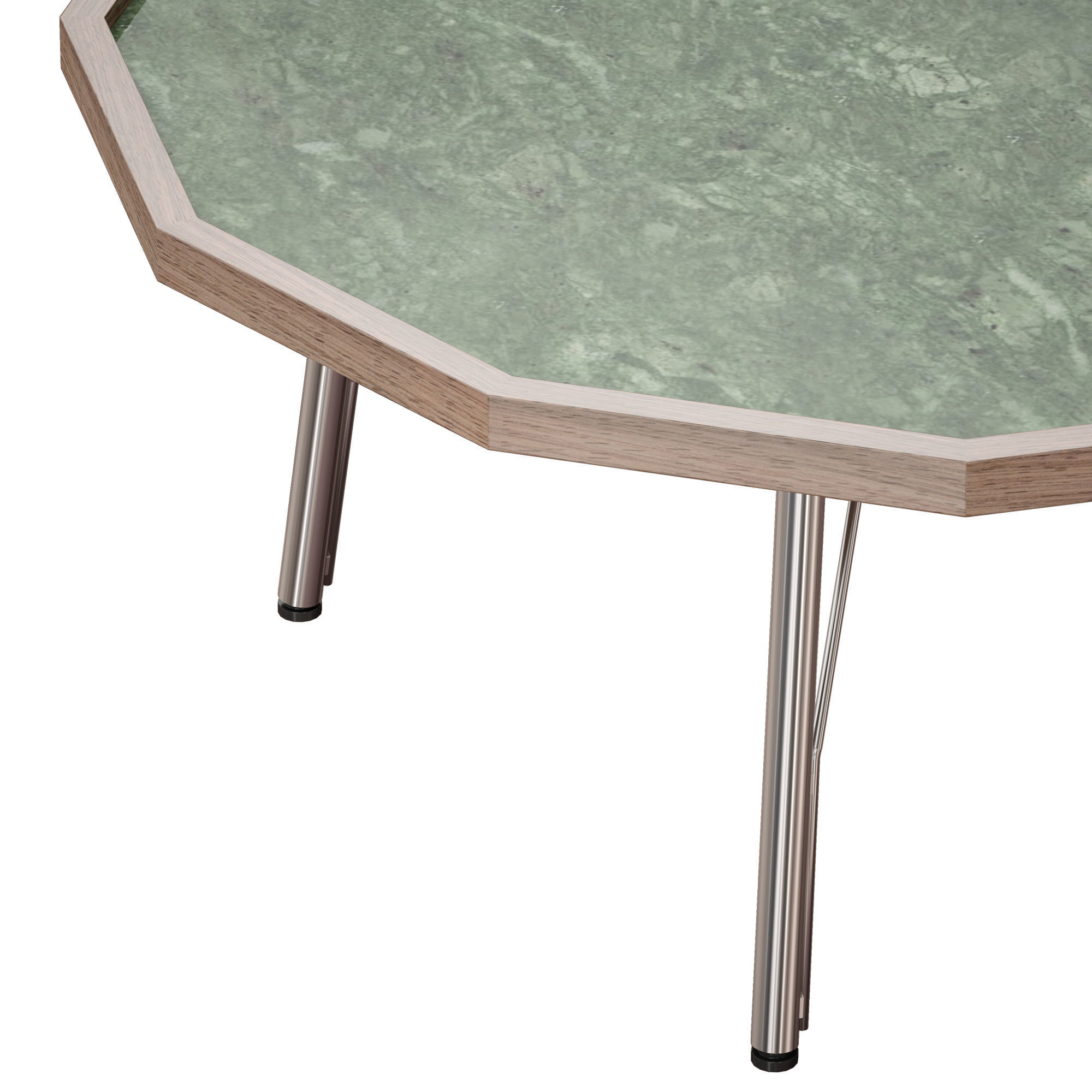 Bradshaw Green Marble Coffee Table Crate and Barrel 3D model CGTrader