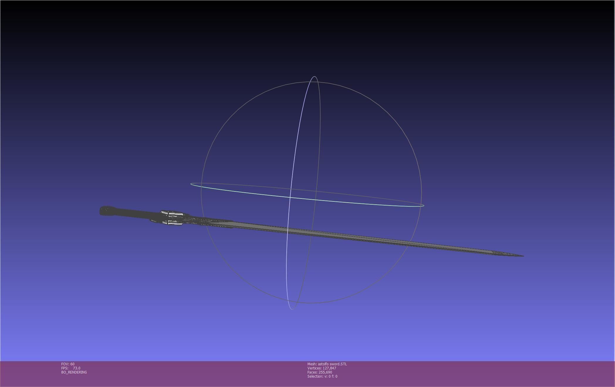 Fate Astolfo Sword Printable Assembly 3D print model_94