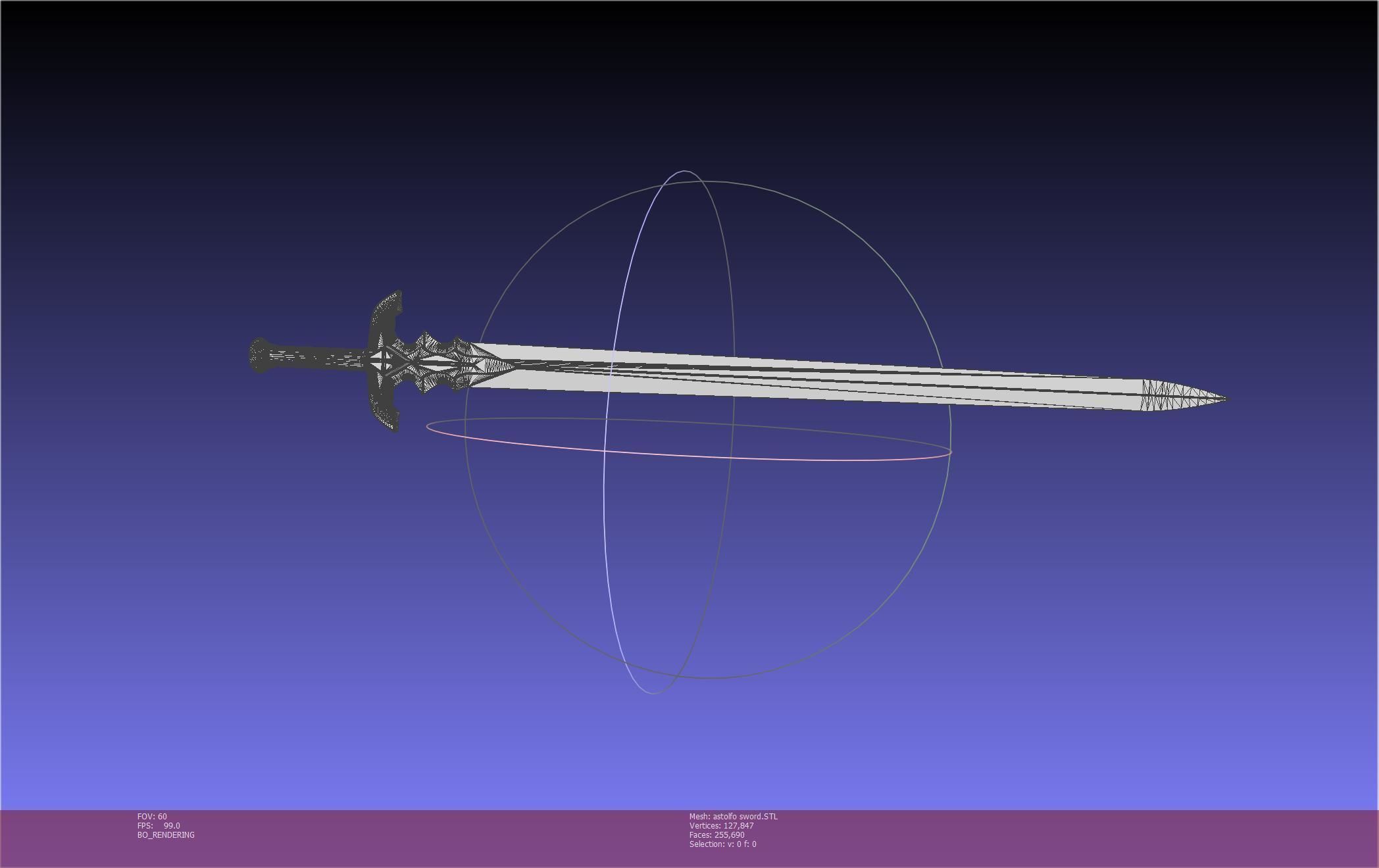 Fate Astolfo Sword Printable Assembly 3D print model_92