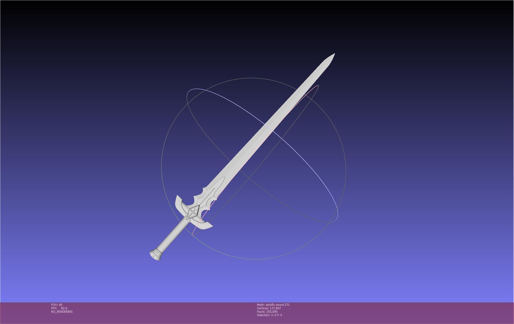 Fate Astolfo Sword Printable Assembly 3D print model_40