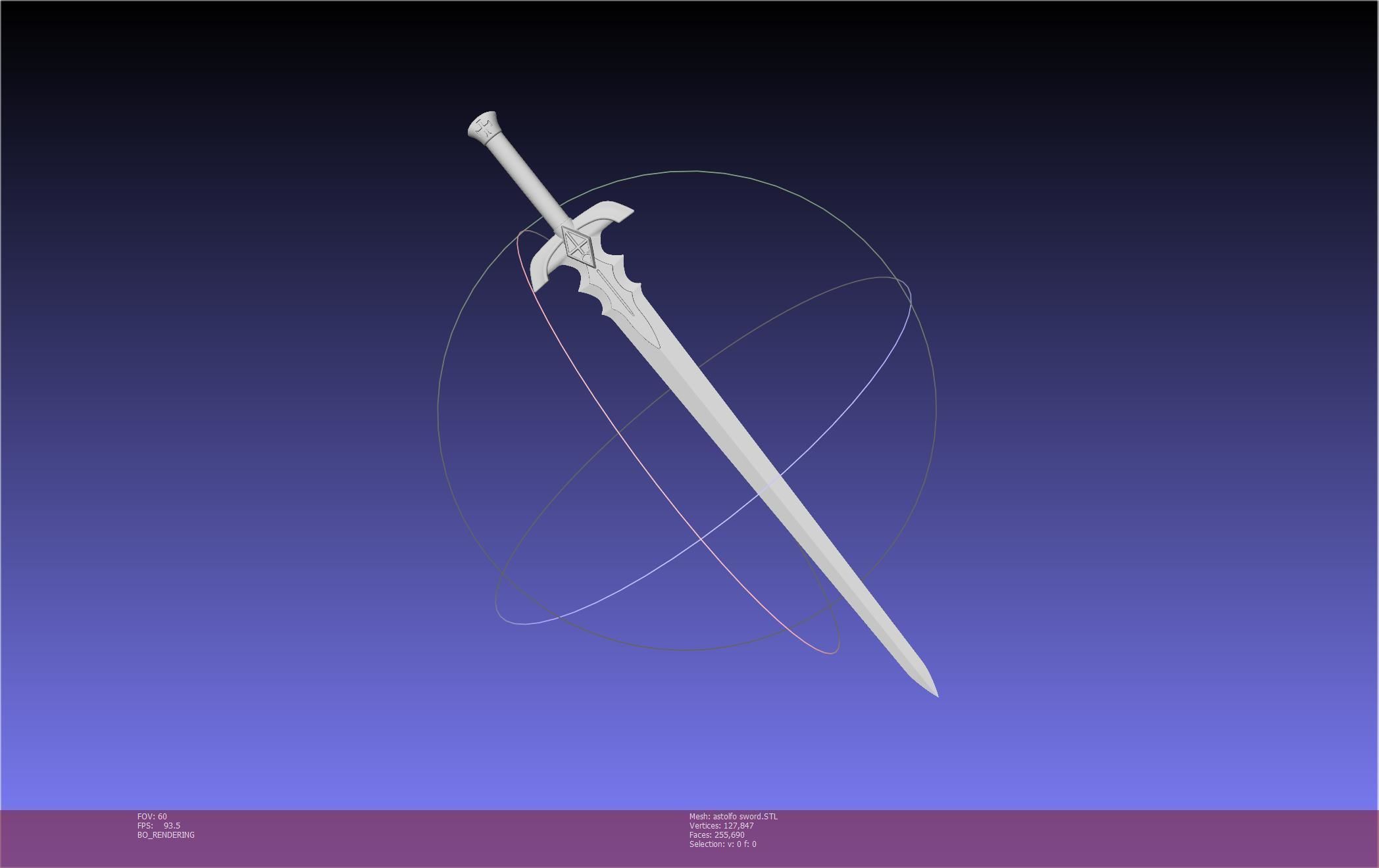 Fate Astolfo Sword Printable Assembly 3D print model_11
