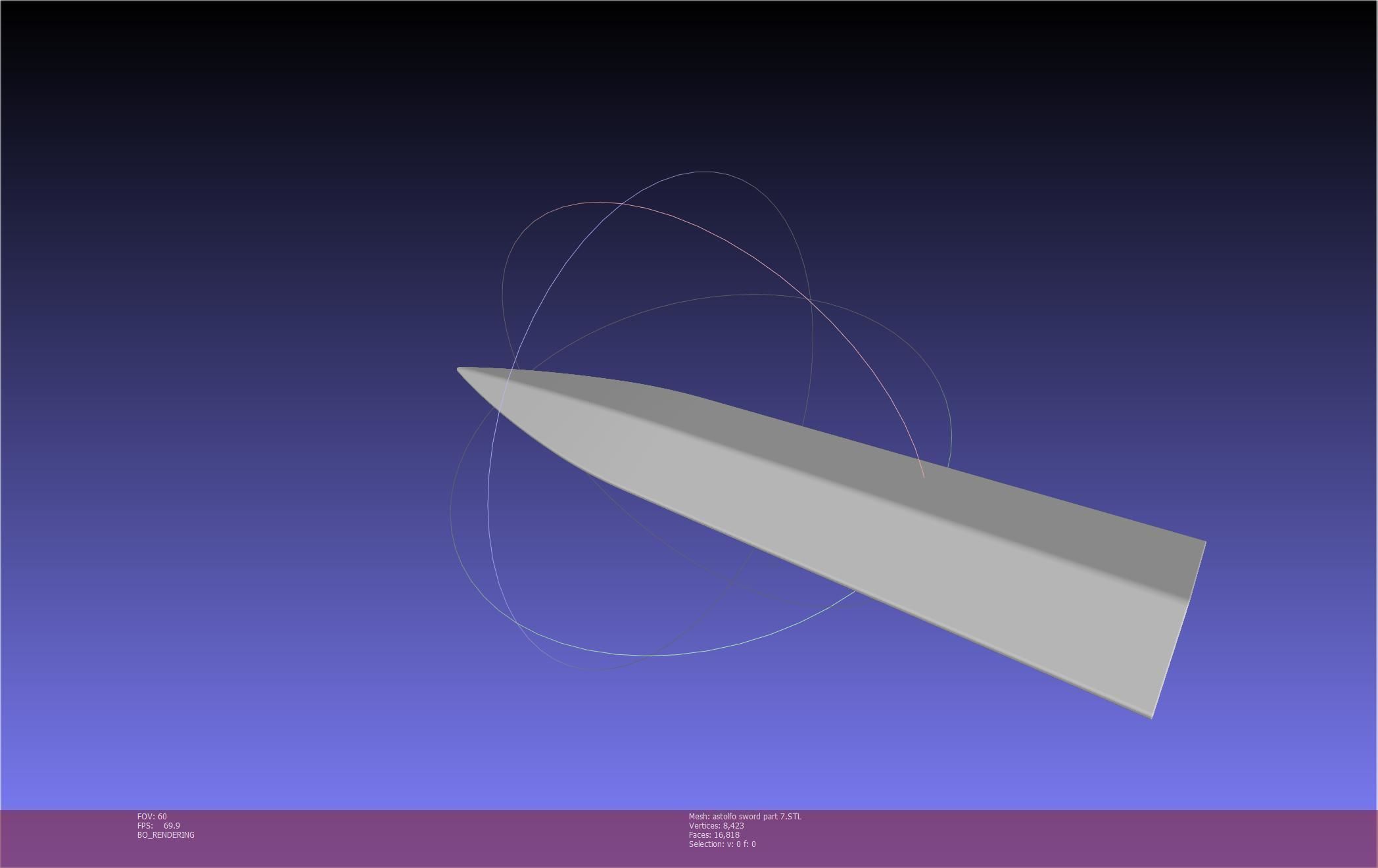 Fate Astolfo Sword Printable Assembly 3D print model_136