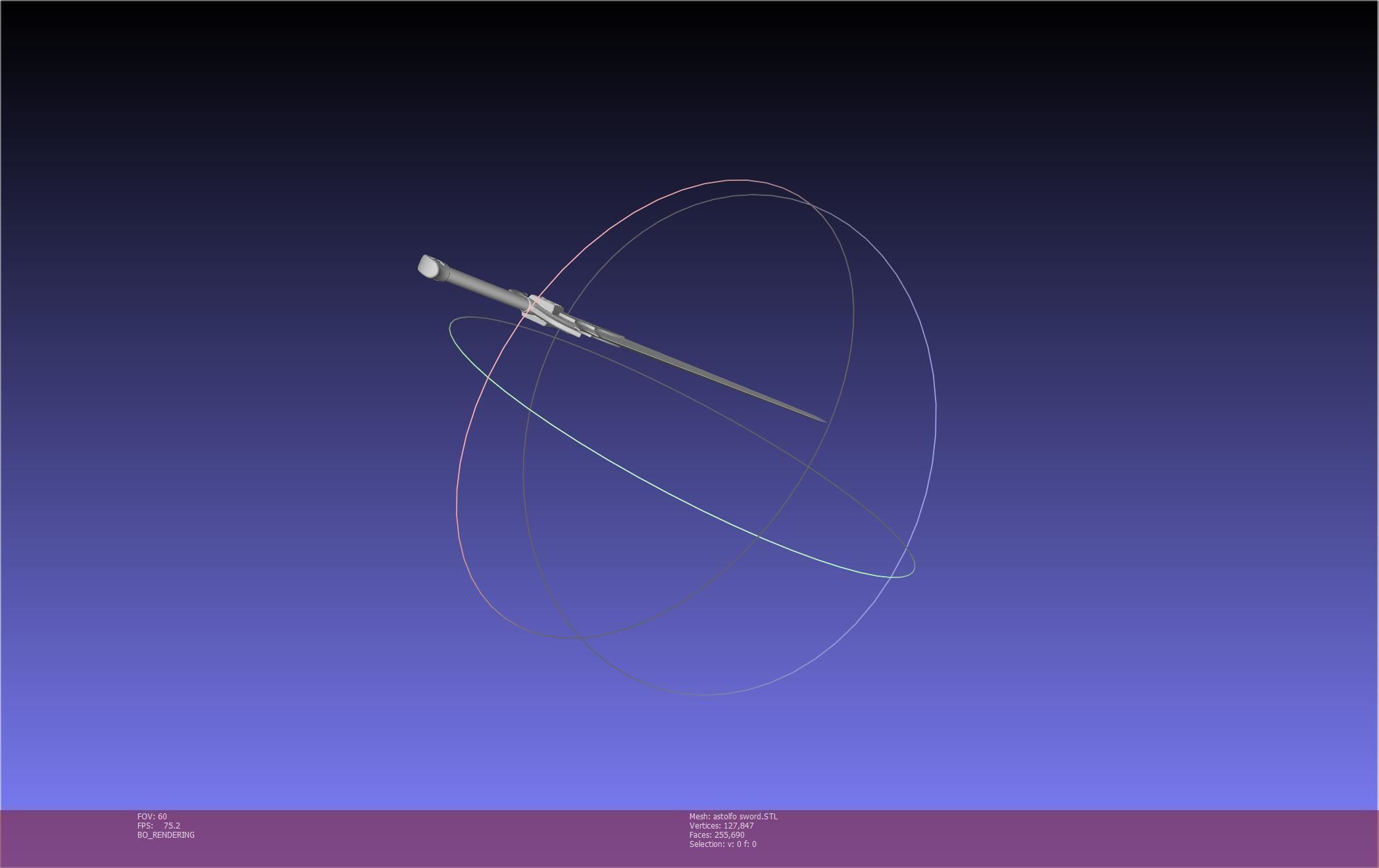 Fate Astolfo Sword Printable Assembly 3D print model_72