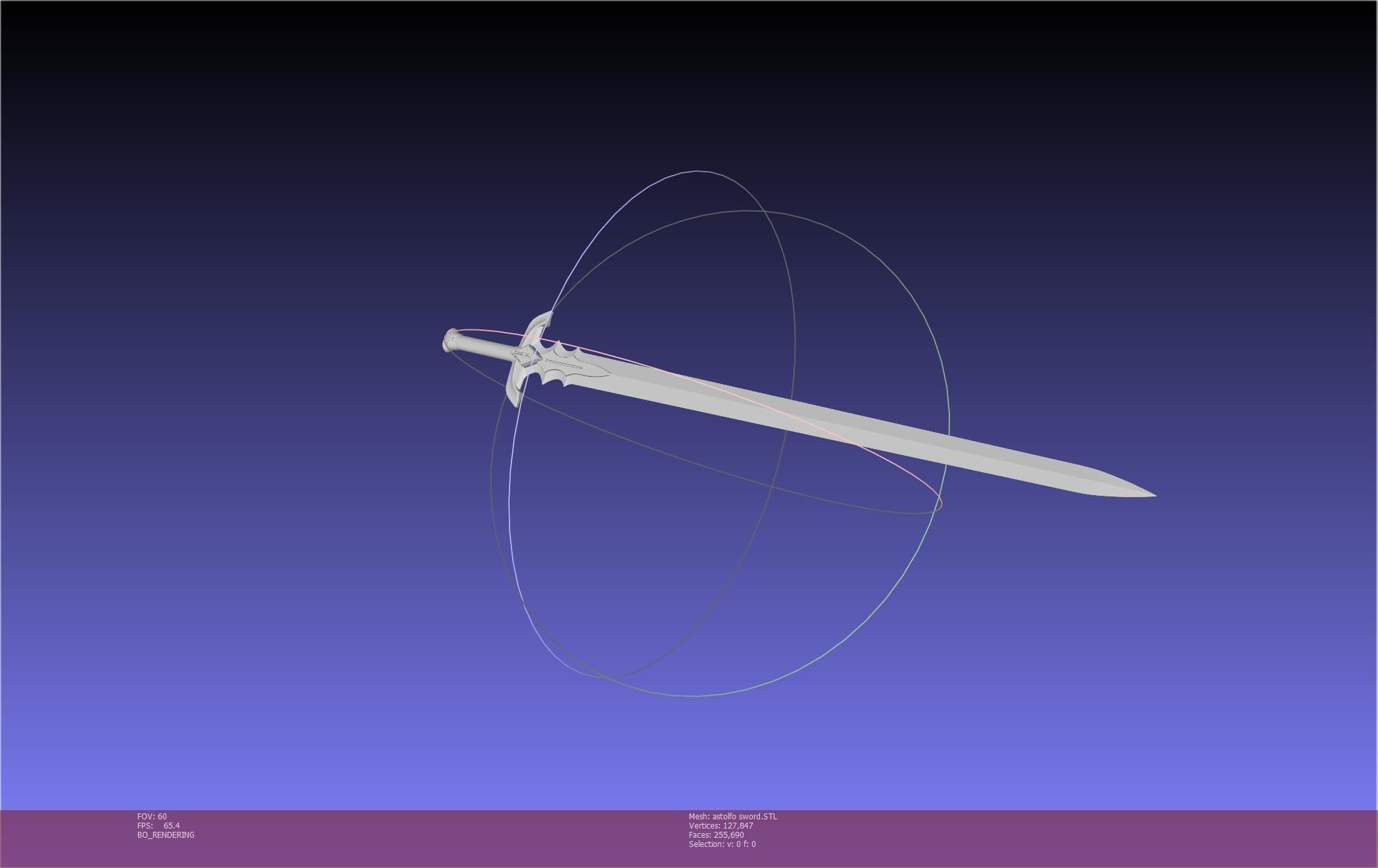 Fate Astolfo Sword Printable Assembly 3D print model_39