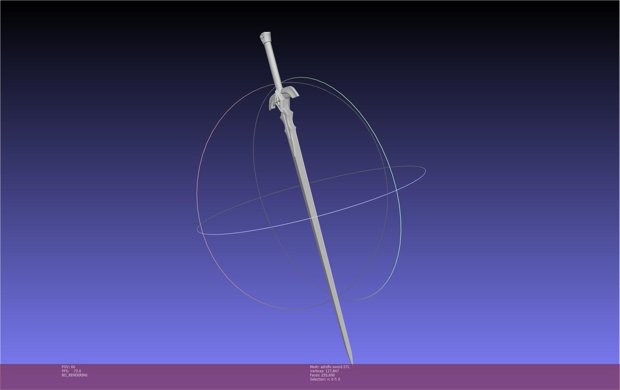 Fate Astolfo Sword Printable Assembly 3D print model_26