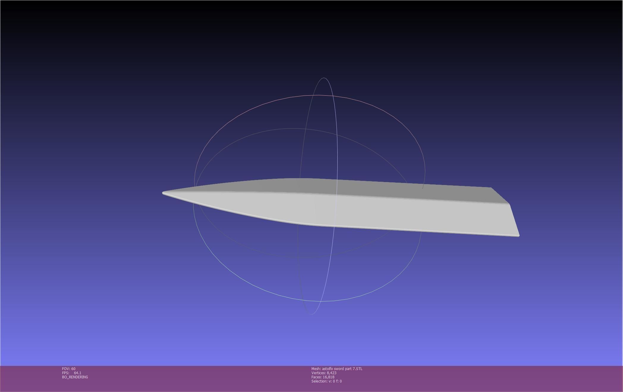 Fate Astolfo Sword Printable Assembly 3D print model_144