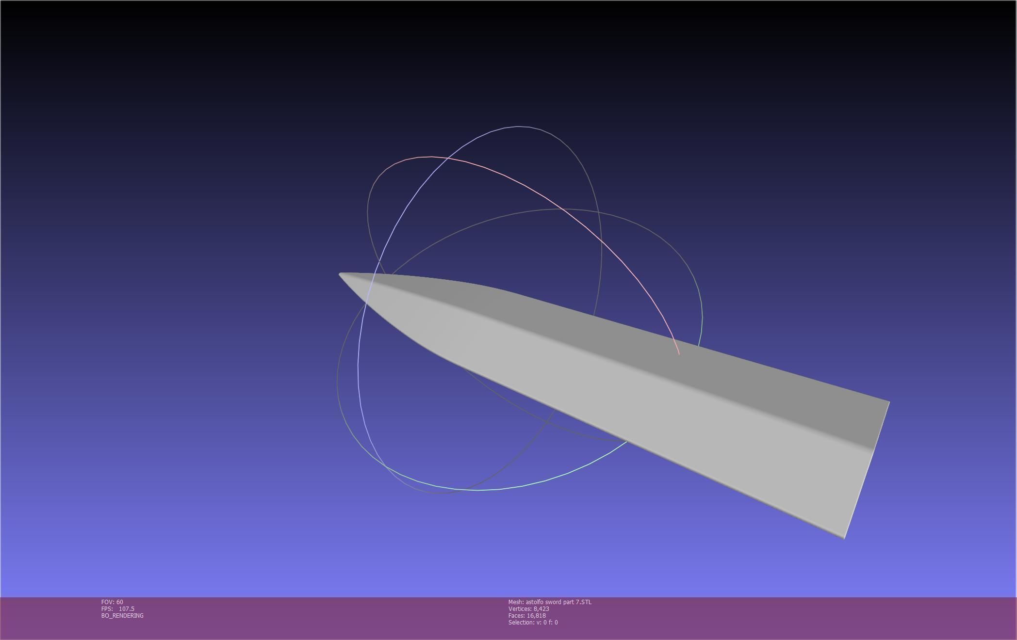 Fate Astolfo Sword Printable Assembly 3D print model_137