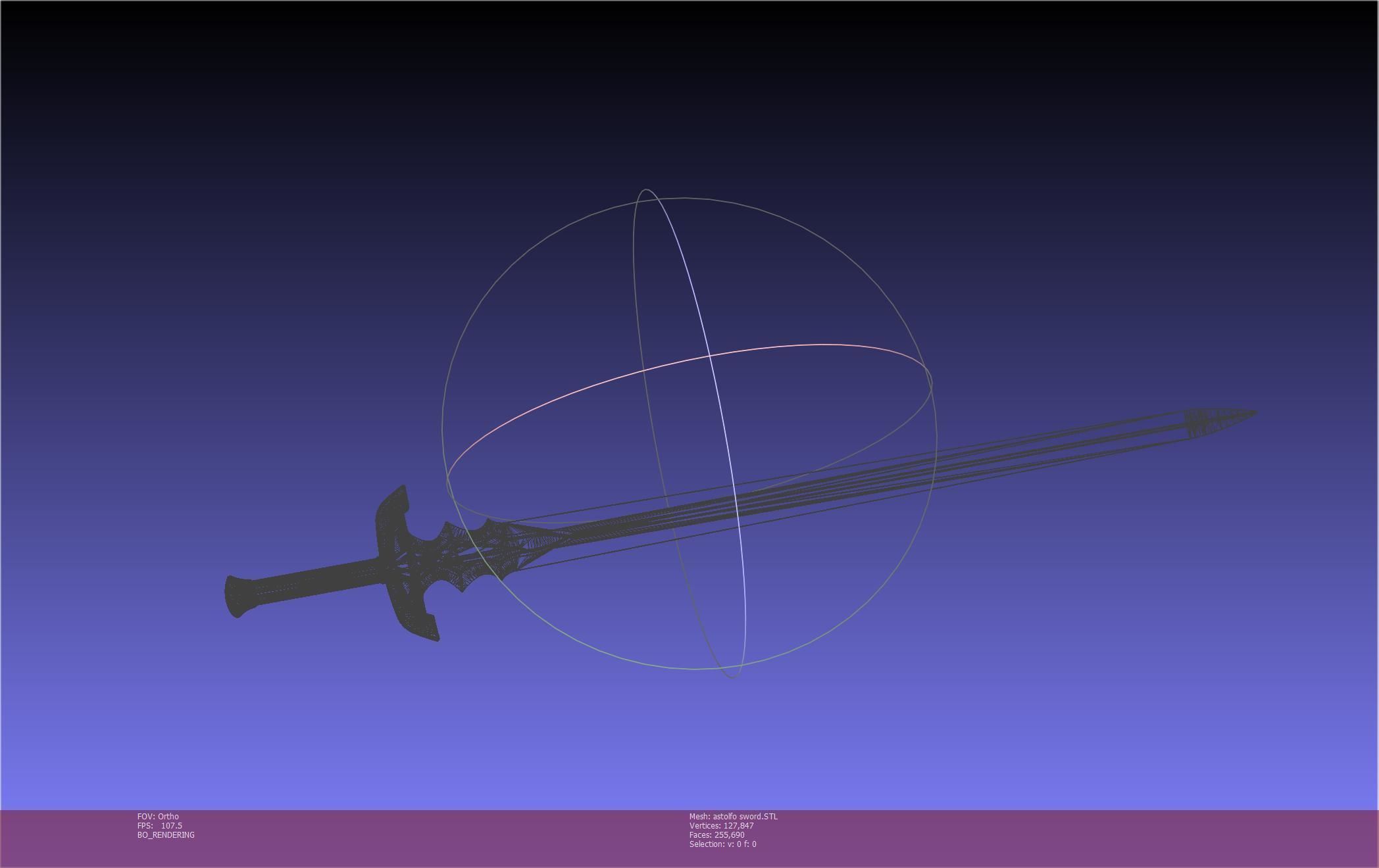 Fate Astolfo Sword Printable Assembly 3D print model_118