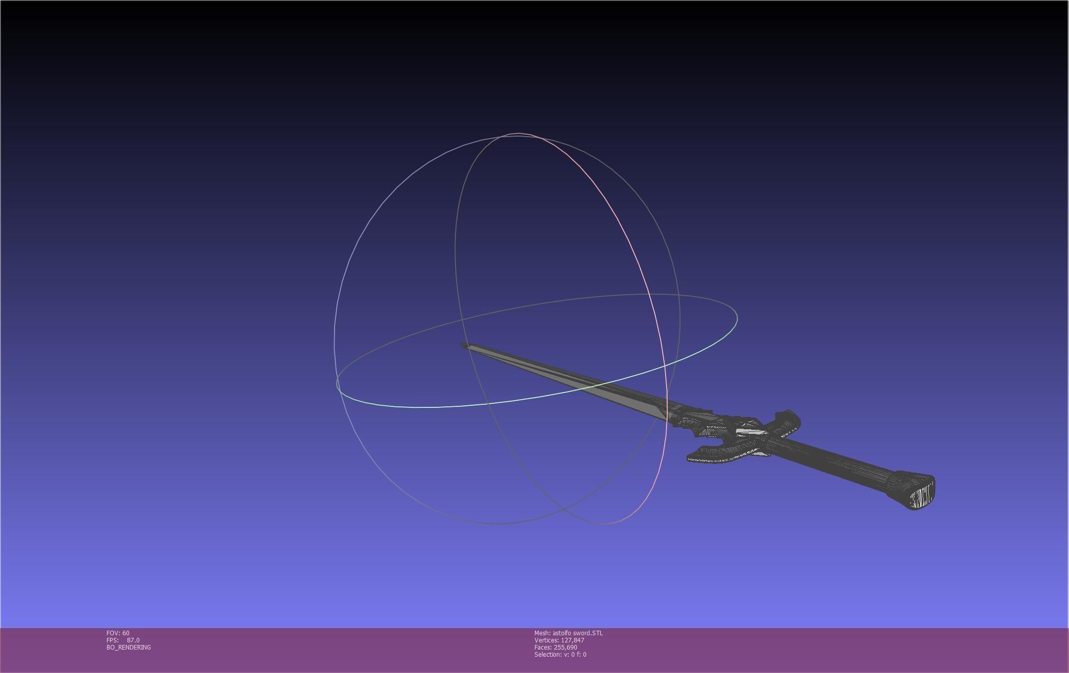 Fate Astolfo Sword Printable Assembly 3D print model_116