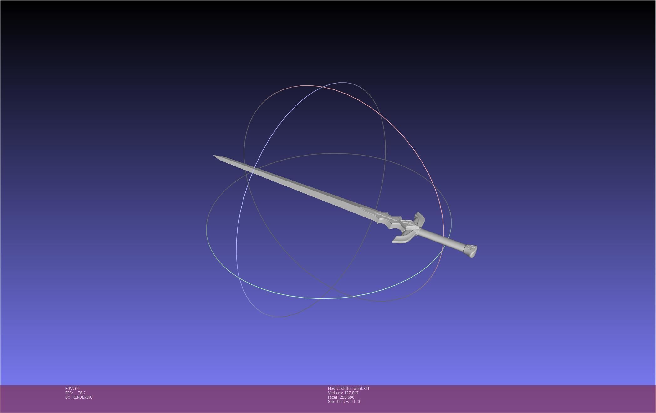 Fate Astolfo Sword Printable Assembly 3D print model_49